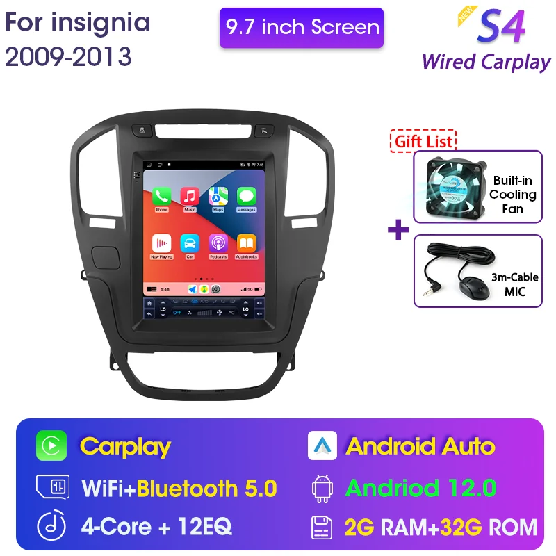 Radio Nawigacja Android Opel Insignia 9.7